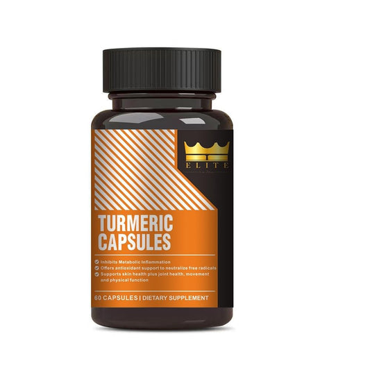 Crown Elite Organic Turmeric Curcumin with Bioperine, Black Pepper Extract for Ultra Absorption - Natural Joint Support, Immune and Overall Health Support | Non-GMO, Organic Vegan Capsules